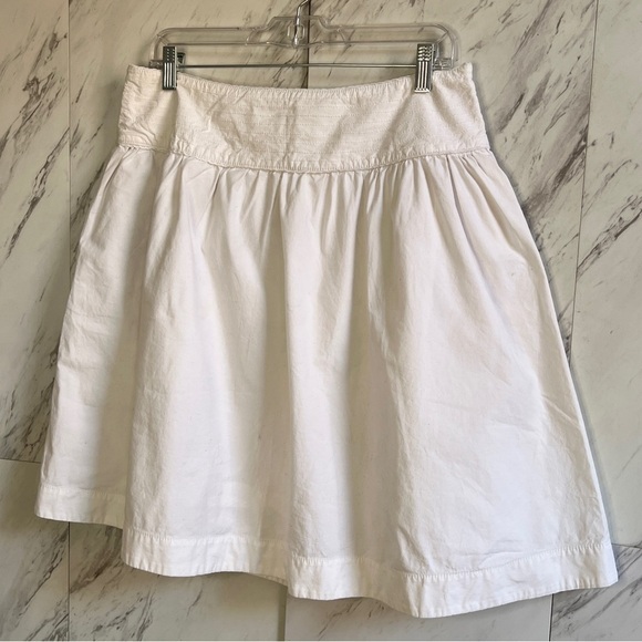 Anthropologie Dresses & Skirts - Anthropologie Maeve Embroidered Drop Waist Cotton Skirt SZ 12